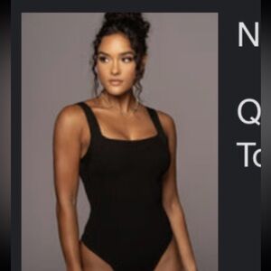 Open Back Bodysuit ribbed - JLUXLABEL